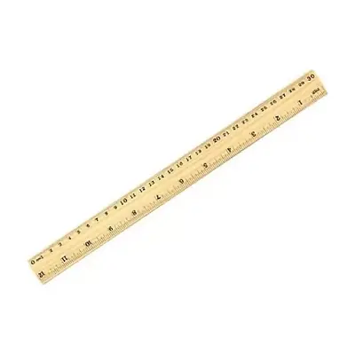 Regla madera 30cm