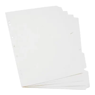 Separador folder cartulina 105 blanco