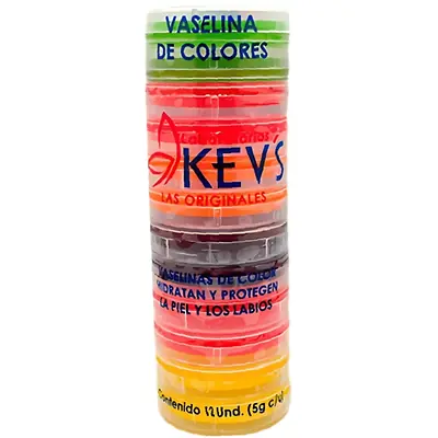 Vaselina colores multicolor x 12