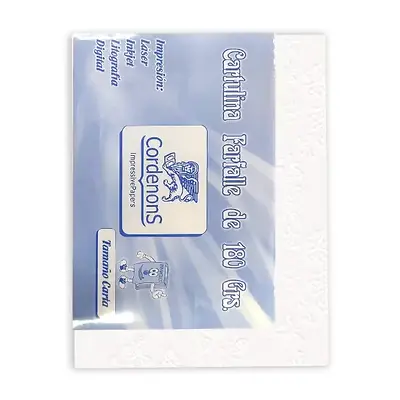 Cartulina fina 180gr farfalle carta x 50