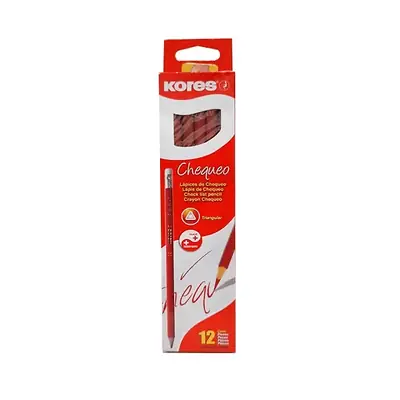 Lápiz kores chequeo x 12