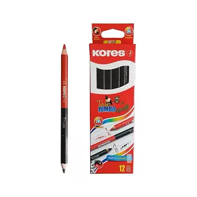 Lápiz kores jumbo twin x 12