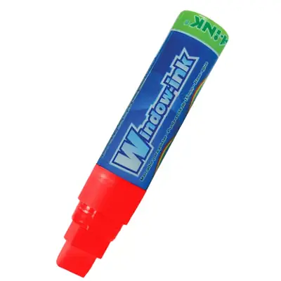 Marcador vidrio window-ink rojo
