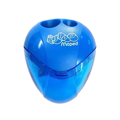 Tajalápiz maped igloo doble azul