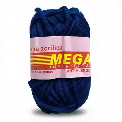 Lana escolar mediana azul oscuro