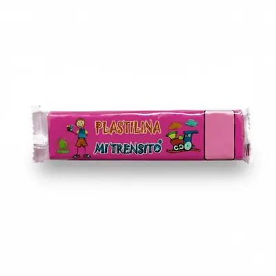 Plastilina mi trensito barra 55gr fucsia