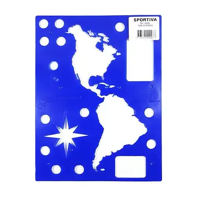 Plantilla croquis américa