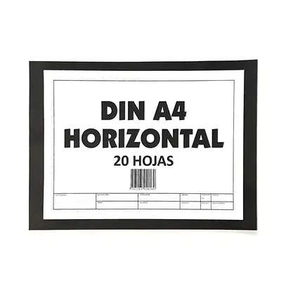Block nessan horizontal din a4