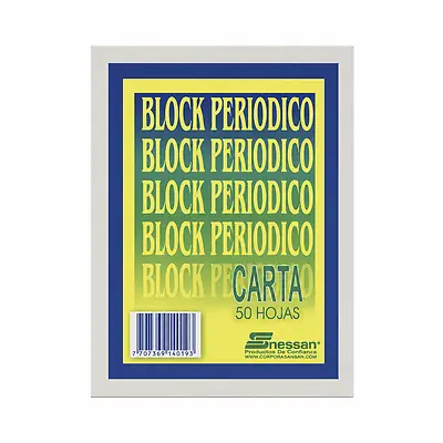 Block periódico nessan carta
