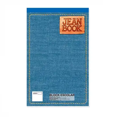 Block jean book blanco oficio