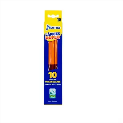 Lápiz norma duplo x 12