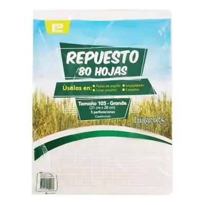 Repuesto folder norma 105 80 hojas