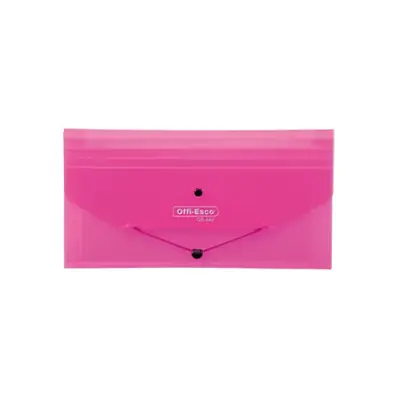 Archivador 13 bolsillos offi esco oe-446 cheque rosado