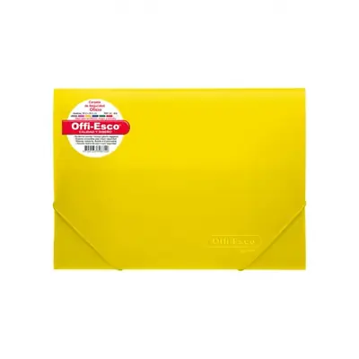 Carpeta seguridad offi esco oe-804 oficio amarillo