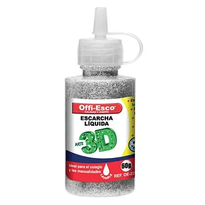 Escarcha líquida offi esco 60gr plateada