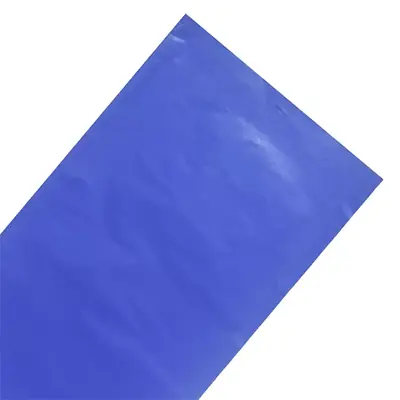 Papel seda pliego azul medio