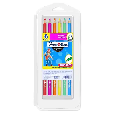 Colores paper mate sencillo neón 6 und