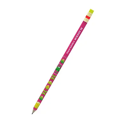 Lápiz mirado hexagonal candy pop hb2 niña fucsia