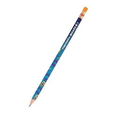 Lápiz mirado hexagonal hb2 diseños niño azul