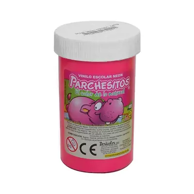 Vinilo parchesito neon 125gr fucsia