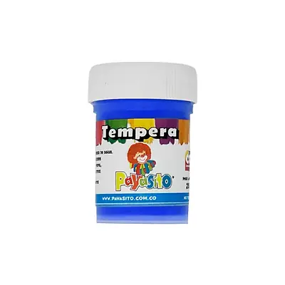 Tempera payasito 28gr azul