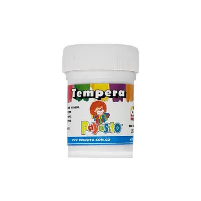 Tempera payasito 28gr blanca