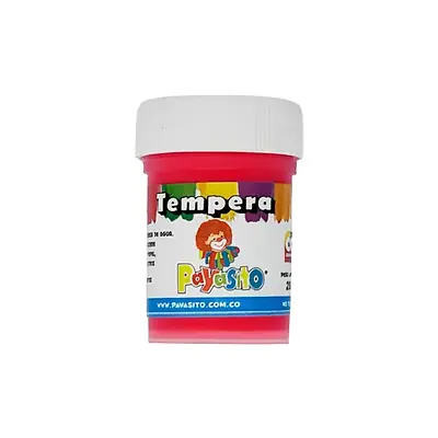 Tempera payasito 28gr roja