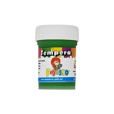 Tempera payasito 28gr verde