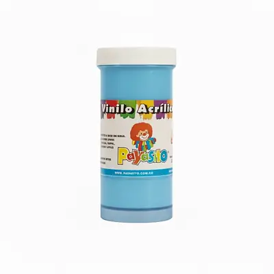 Vinilo acrílico payasito 125gr azul claro