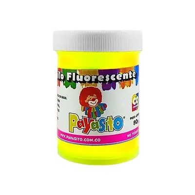 Vinilo acrílico payasito fluorescente 80gr amarillo