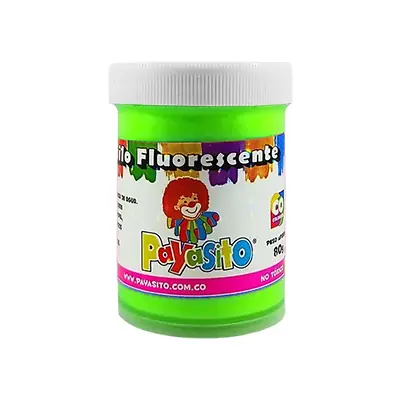 Vinilo acrílico payasito fluorescente 80gr verde
