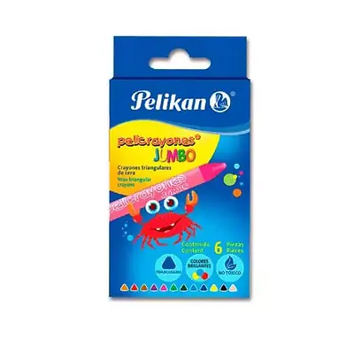 Crayón pelikan jumbo x 6