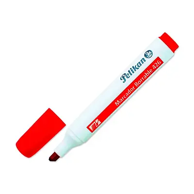 Marcador pelikan borrable 426 rojo