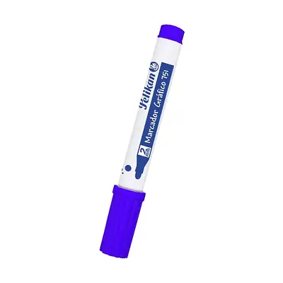 Marcador pelikan gráfico morado