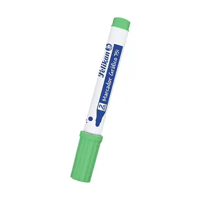 Marcador pelikan gráfico verde