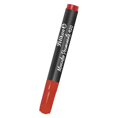Marcador pelikan permanente 420 rojo