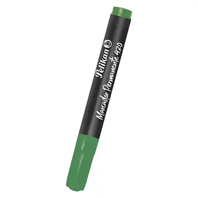 Marcador pelikan permanente 420 verde