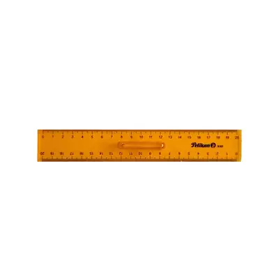 Regla pelikan plástica 20cm