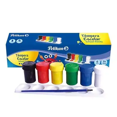 Caja tempera pelikan multicolor x 6