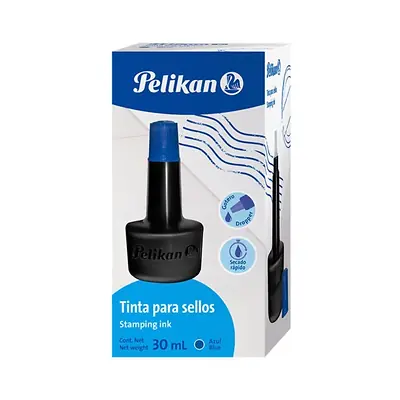 Tinta sellos pelikan azul