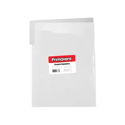 Carpeta plastica legajadora primavera carta transparente