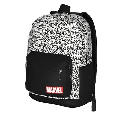Morral puff primavera marvel logos collage