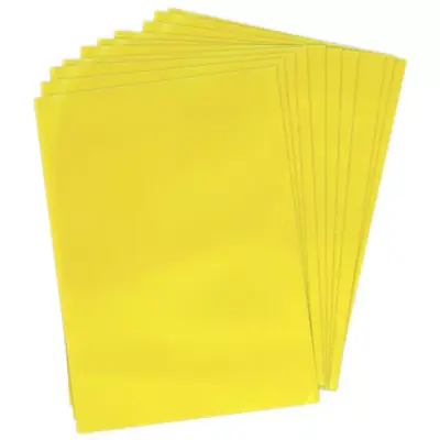 Papel silueta 1/8 amarillo x 10