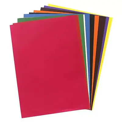 Papel silueta 1/8 multicolor x 10