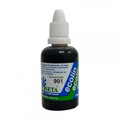 Acuarela líquida ecolin roseta 30cc bronceado