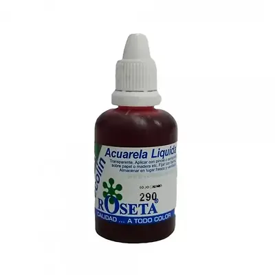 Acuarela líquida ecolin roseta 30cc rojo