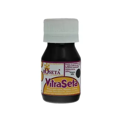Pintura vitraseta roseta negro