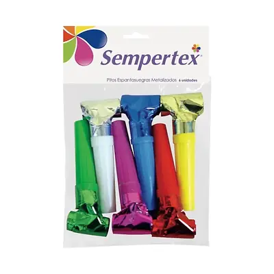 Pito espantasuegra metalizado sempertex