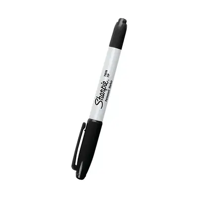 Marcador sharpie doble punta negro