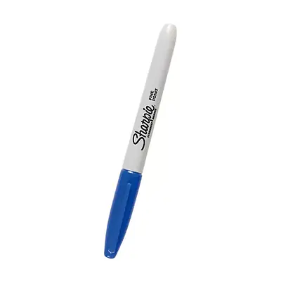Marcador sharpie azul